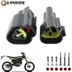 LYNNCHI Motorcycle 3 Pin Waterproof Connector Throttle Turn Grip Plug For Light Bee Ultra Bee Off-Road Parts