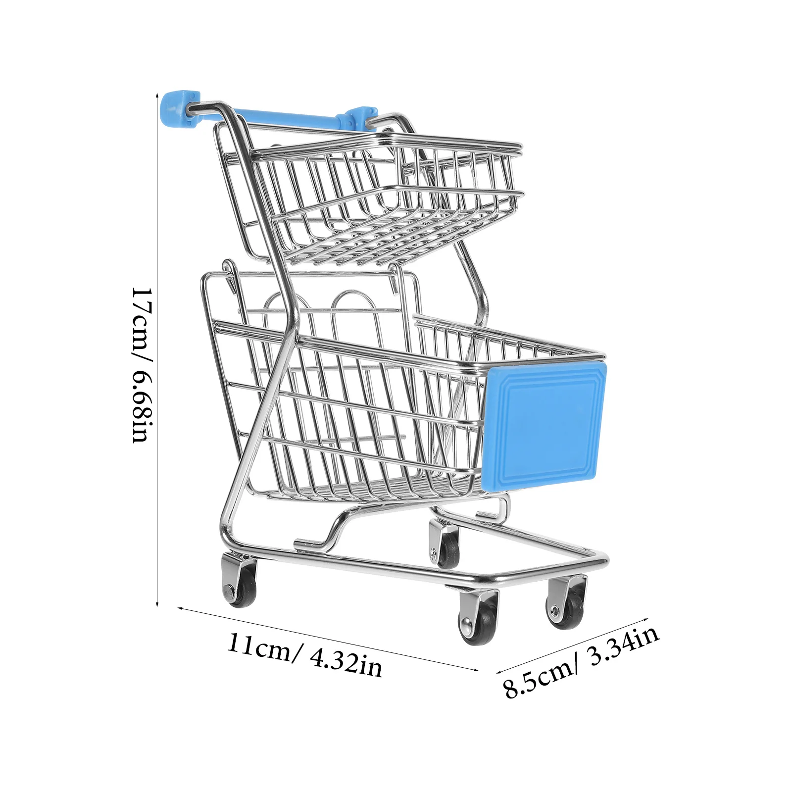 عربة تسوق صغيرة عربة تسوق صغيرة منظم سطح المكتب سلة التخزين حامل ماكياج ديكور المنزل والمكتب