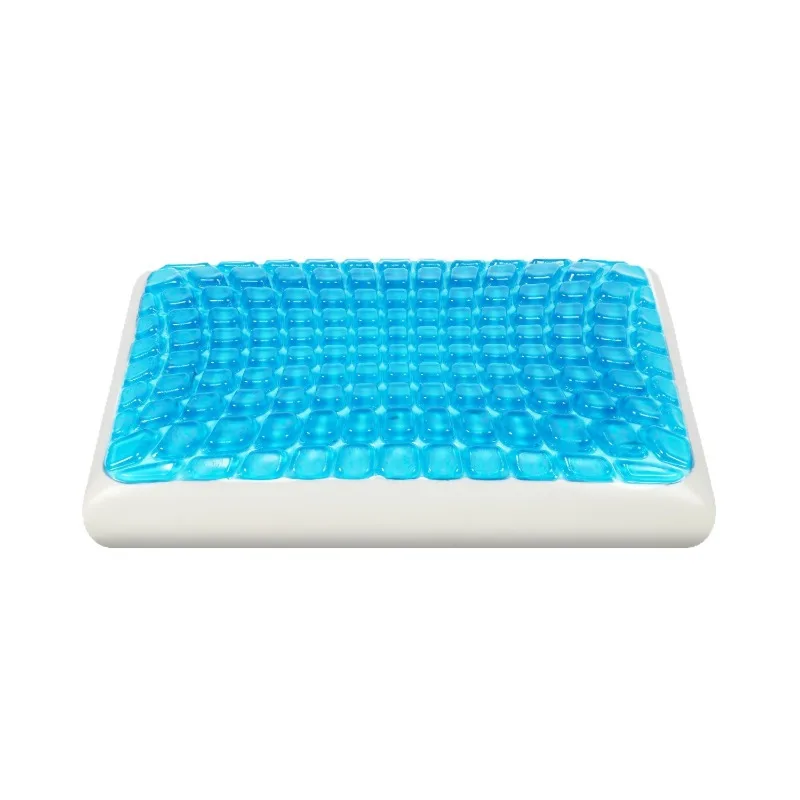 Memory cotton gel pillow, slow rebound memory fit neck protection