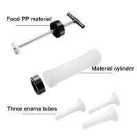 Manual Sausage Stuffing Machine Homemade Sausage Stuffer Sausage Syringe Sausage Stuffer Gadgets Manual Meat Injector Tools 6