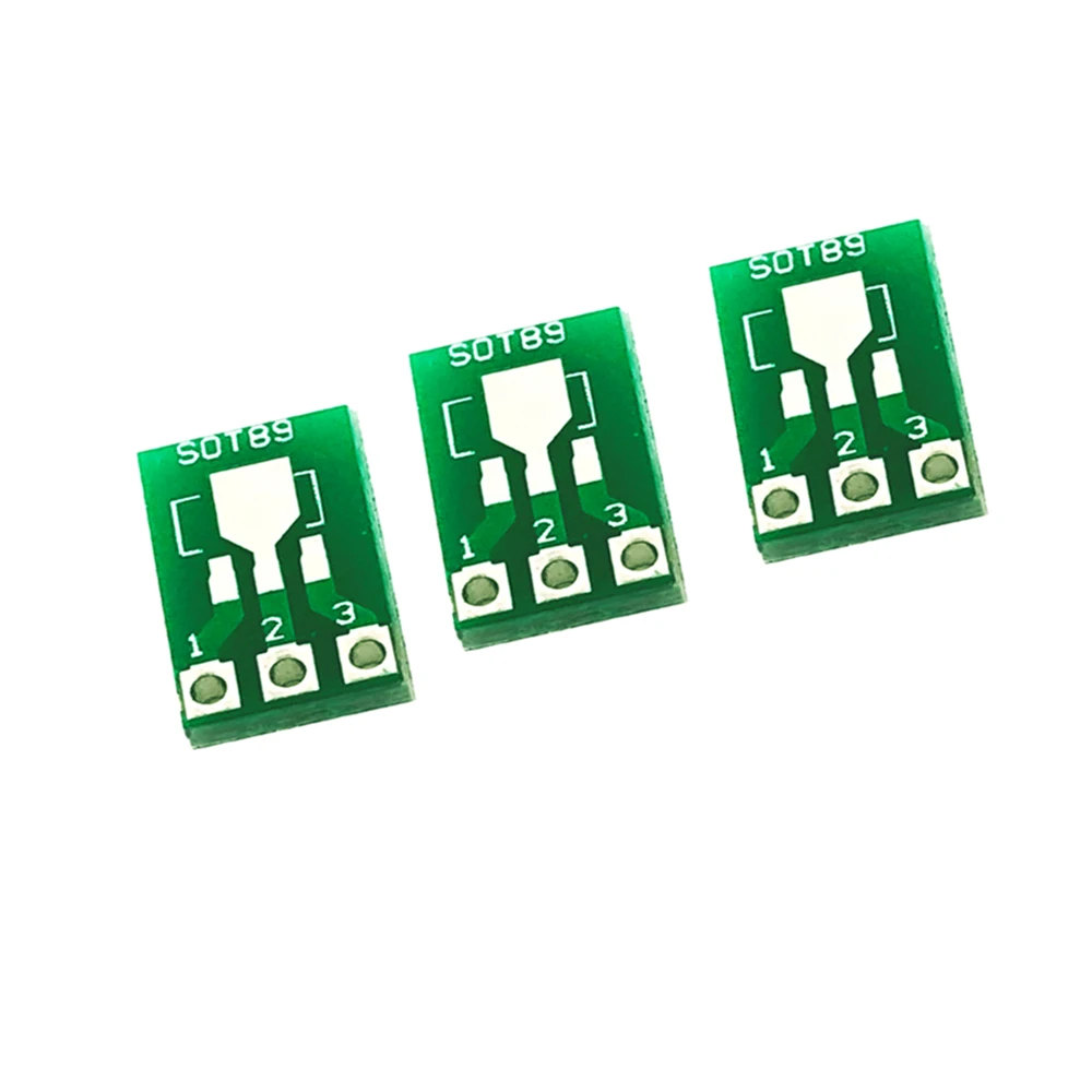 50Pcs SOT223 SOT89 SOT-89 SOT22-3 Turn SIP3 Double-Side SMD Turn To DIP Adapter Converter Plate SOT SIP IC Socket PCB Board Diy