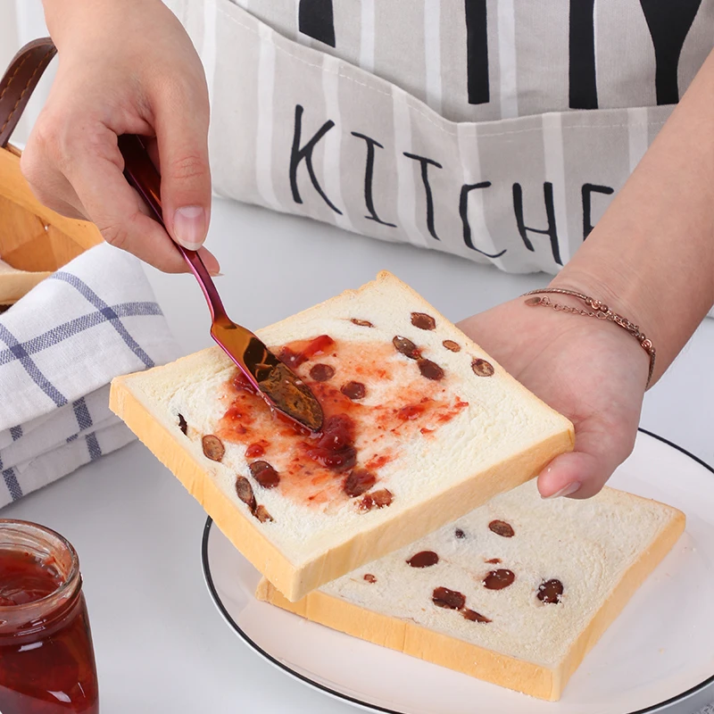 8Pcs Luxury Butter Knife Set Stainless Steel Toast Bread Jam Cheese Spreaders Cream Dessert Knives Breakfast Kitchen Tools Set