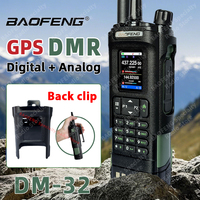 Baofeng DMR DM-32 Digital Walkie Talkie GPS Dual Mode Analog AES256 TDMA Dual Time Slot AM FM APRS Digital Call Ham Radio DM32
