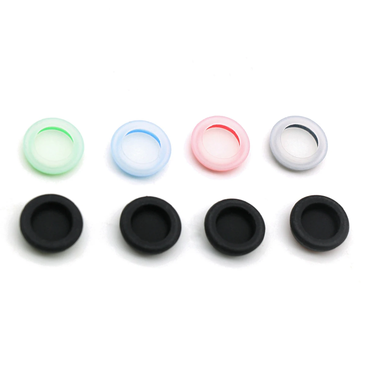 

2pcs Silicone Analog Thumb Grips Joystick For 360 One X Black Red Sturdy Comfortable Controller Grips