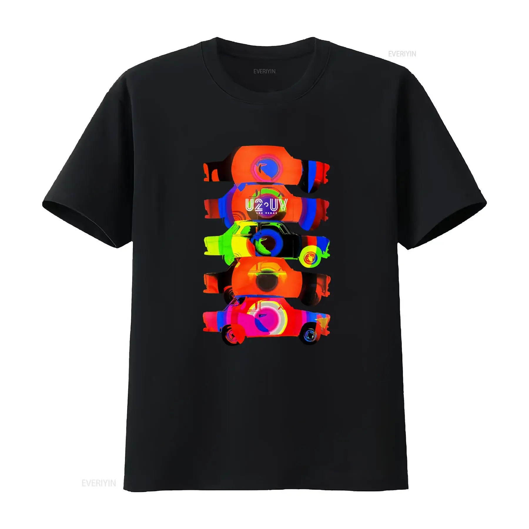 U2 Las Vegas T Shirt Ultraviolet Sphere 2023 All Sizes For Fans S 5Xl vintage Washed Unisex graphic fashion Soft Casual Stylish
