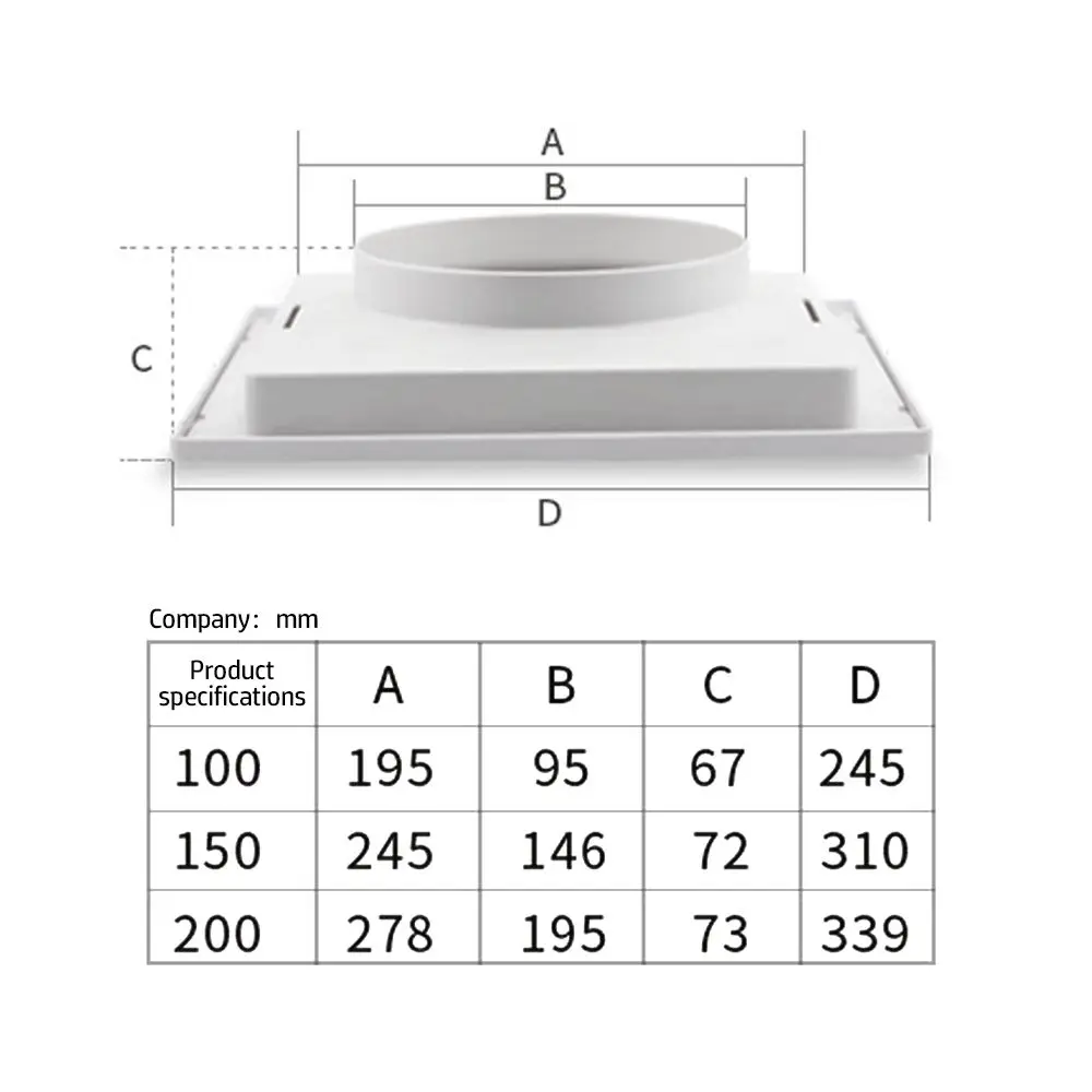 Anti-bird And Rat Air Conditioner Outlet Ducting Ventilation Grilles Air Vent Extract Valve Grille Vents Cover