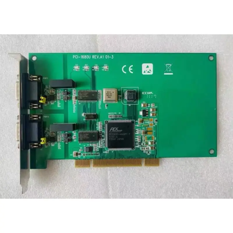 Подержанная карта сбора данных PCI-1680U протестирована в порядке и быстро отправлен.