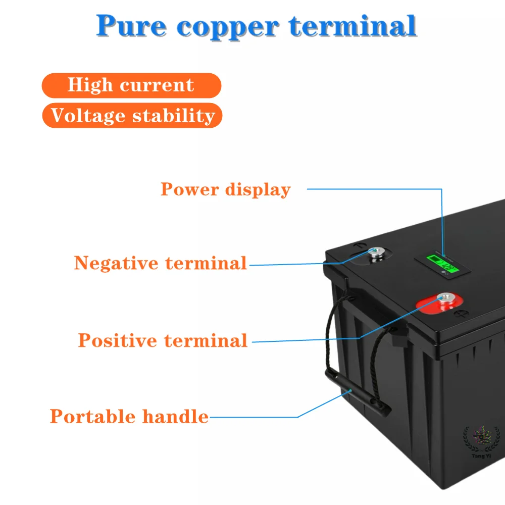 

12v/24v/48v lithium iron phosphate battery 70-400ah solar energy storage/RV camping/electric boat/golf cart/EV