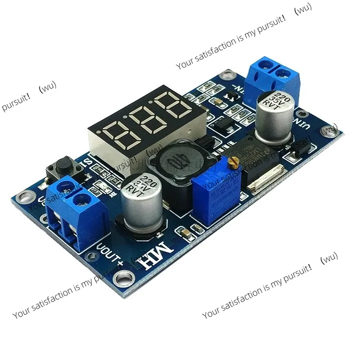 LM2596 DC-DC adjustable step-down module with digital voltmeter display LM2596S regulated power supply module