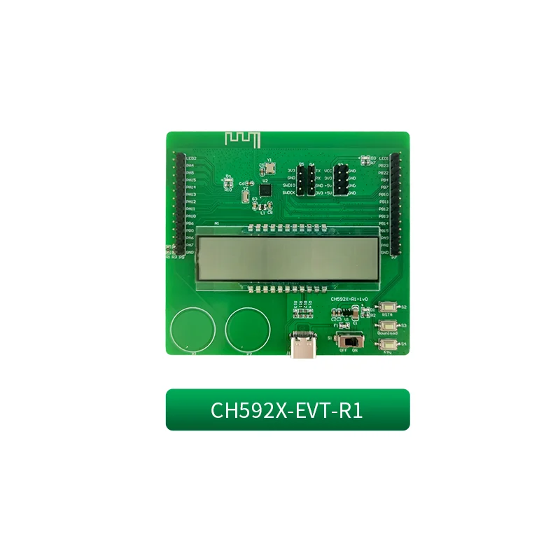 1/2Pcs/Lot CH592 Evaluation Board Bluetooth Low Energy(BLE) 5.4 USB 2.0 Full-Speed Segment LCD 2.4Ghz RF