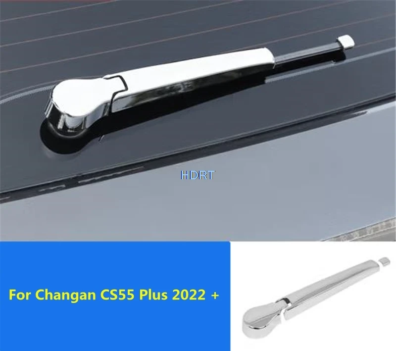 

For Changan CS55 Plus 2022 + Car Styling Tail Door Boot Cover Rear Trunk Rain Wiper Trim Strip Protector Decoration Accessories