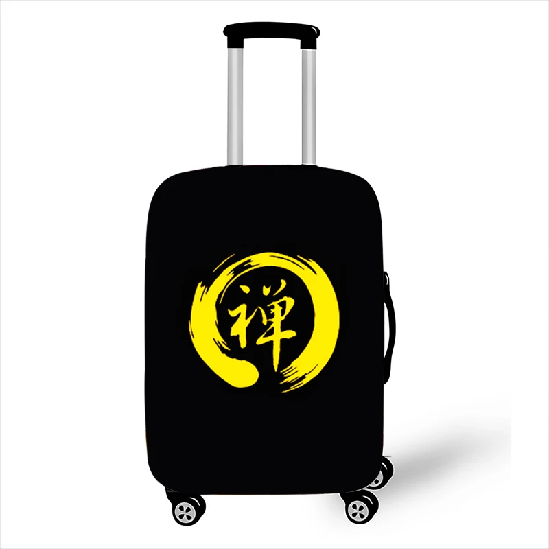 Buddhist Art Pattern Luggage Cover Shakyamuni Buddha Travel Suitcase Anti-dust Cover Suitcase for 18 ~32 Inch Luggage Protctive