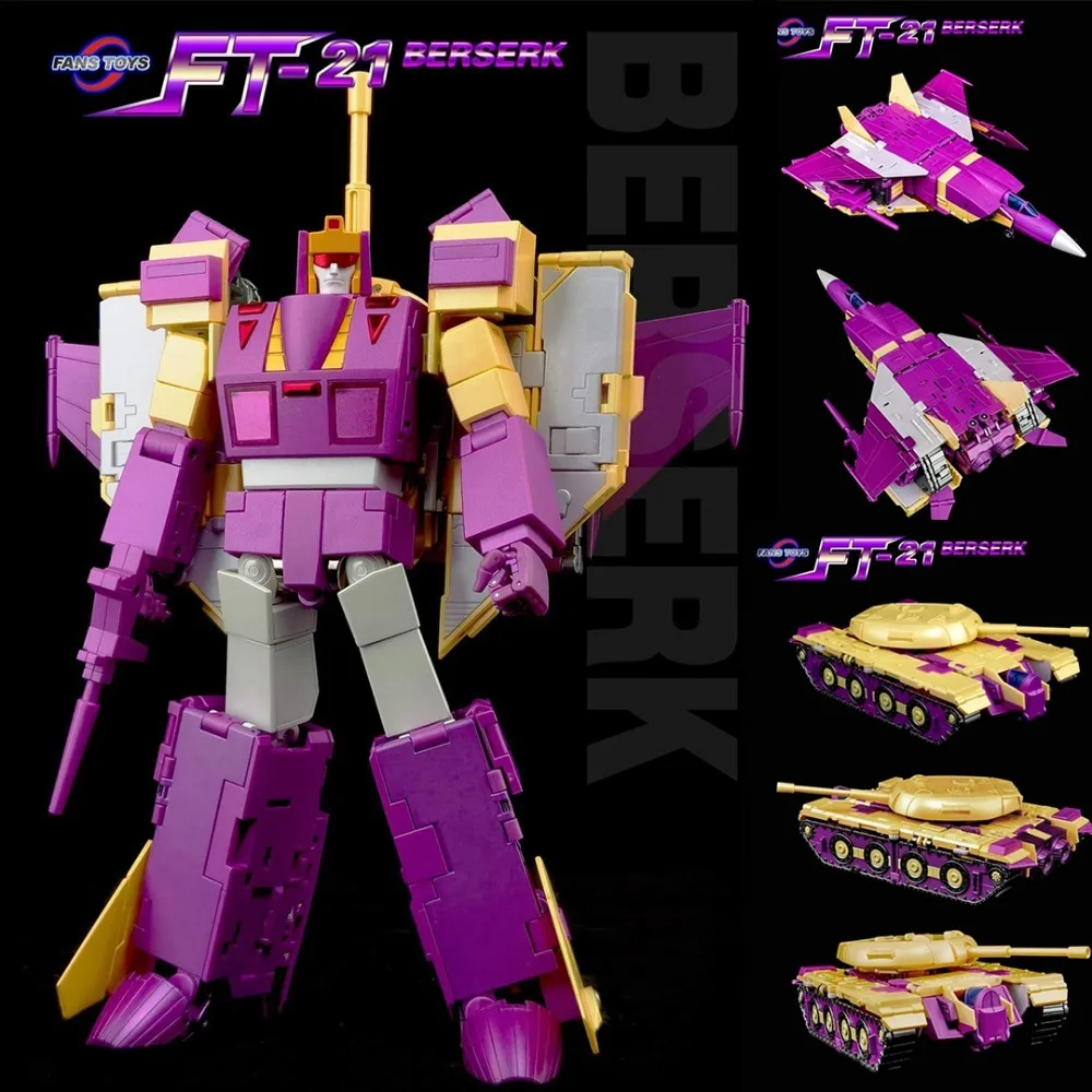 

New FansToys FT-21 Bliztwing FT21 Berserk Three Transformation Warrior Transformation Toy Action Figure in Stock