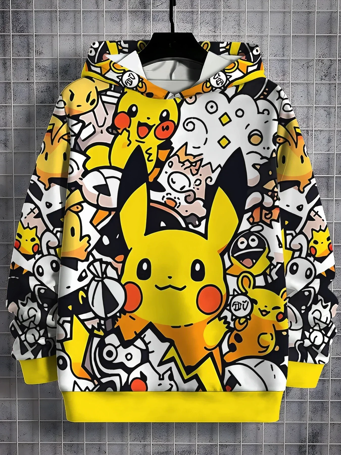 3D Print Cute Pikachus Cartoon Pokemons All Seasons Children Casual Sweatshirt Cool Pullover Tops Unisex Clothes Boy Girl Hoodie