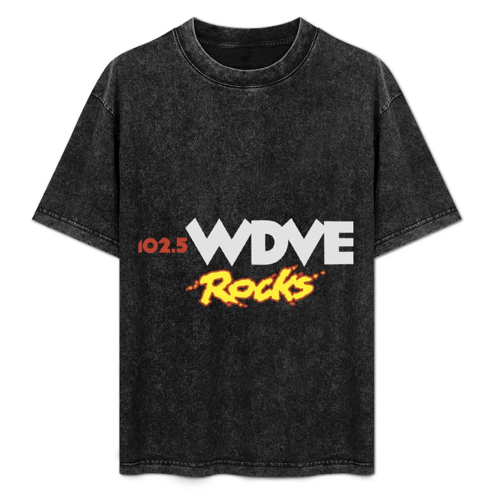 WDVE 102.5 FM T-Shirt Fashion Casual Short Sleeve T-Shirt