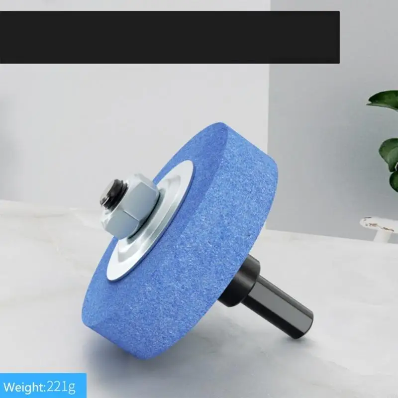 أداة مبراة لقم المثقاب عالميًا، عجلة طحن مدمجة للاستخدام المنزلي مع تصميم التثبيت السريع للاستخدام المنزلي