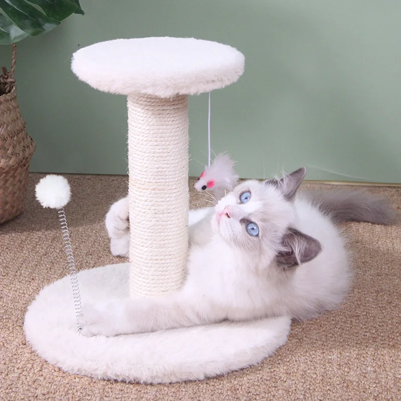 

Cat Scratching Post Stable Wear-Resistant Sisal Pet Scratcher for Cats Toys Pet Products Supplies Cute Ball Furniture Scratchers
