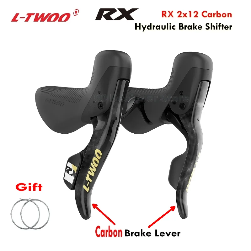 

LTWOO GRT/RX/R9/GR9/R7/GR7 Road Bike Hydraulic Disc Brake Shifter Levers 2x12/2x11/2x10/11S Speed Carbon Switch Bicycle Shifter