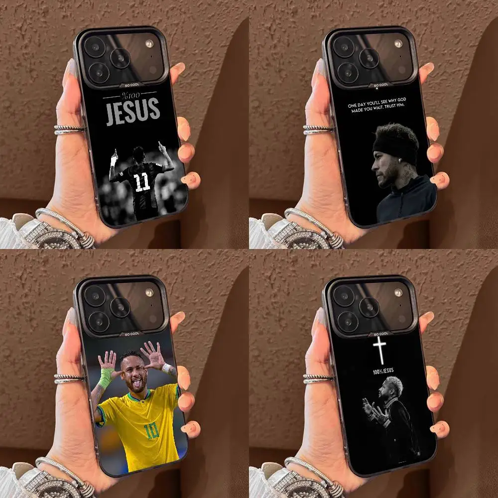 

Cross N-Neymar Jesus Phone Case For iPhone 17,16,15,14,13,12,11,Pro,Max,Plus,E,Air,Mini Black Tpu Cover
