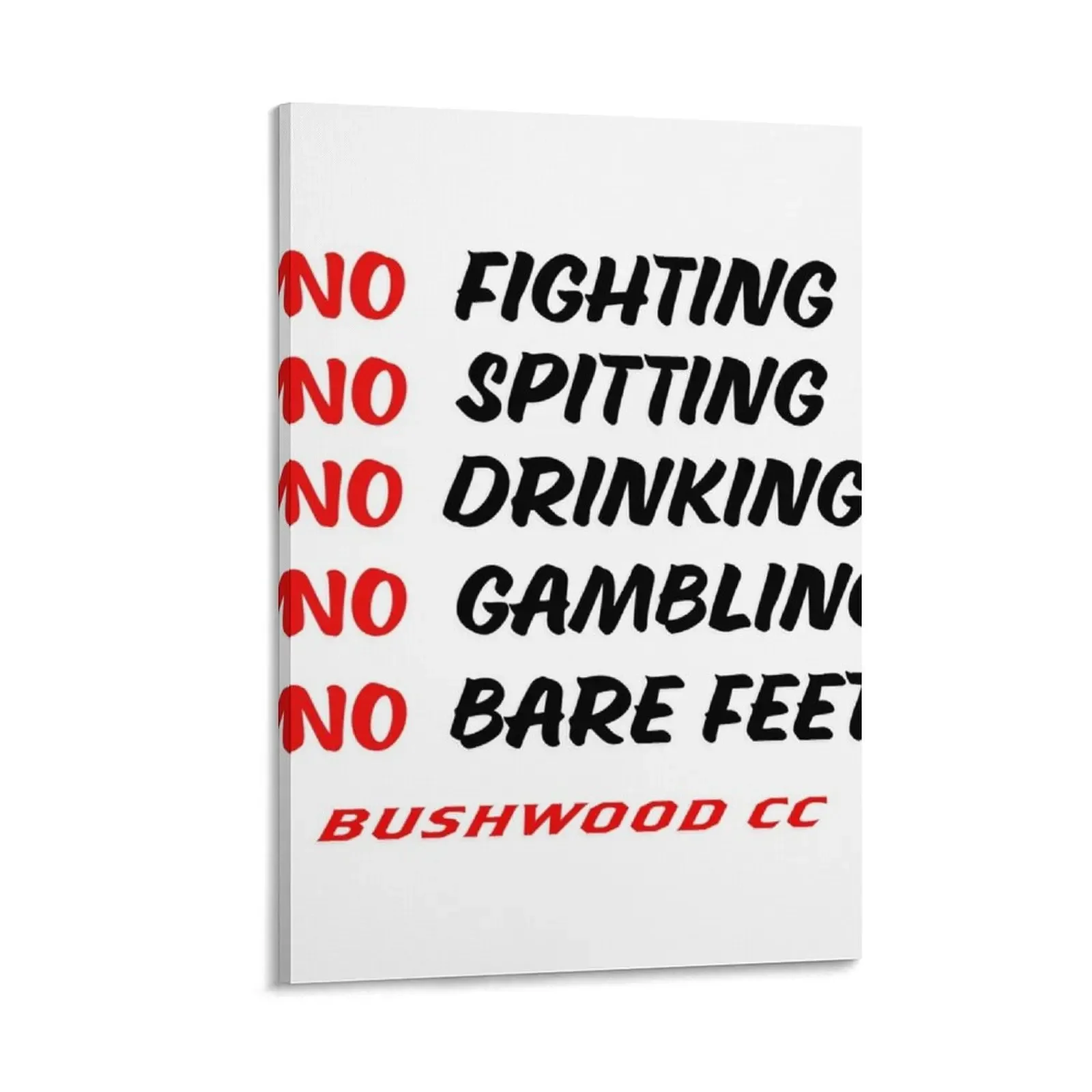 

Bushwood Caddyshack Sign Canvas Painting art mural Wall decoration frame wall decoration Decoration for home
