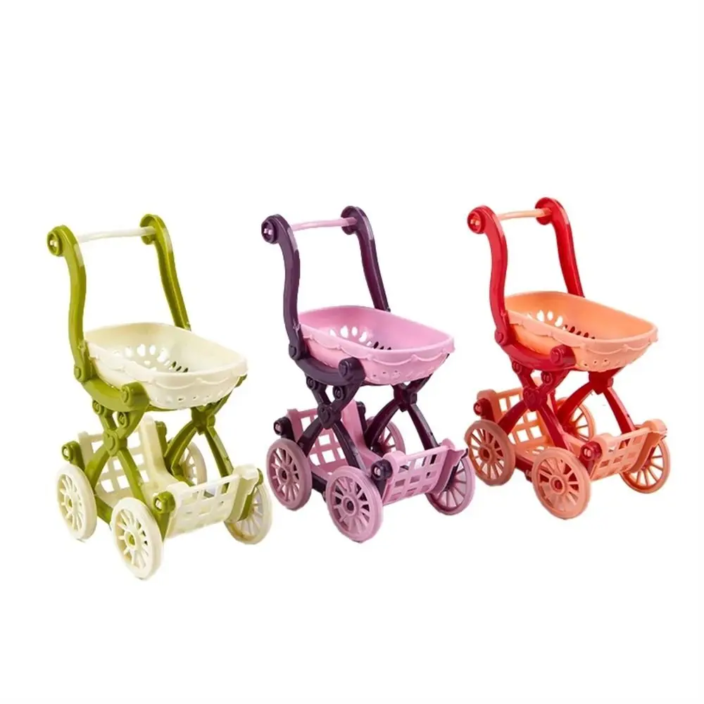 Carrello della spesa Carrello portaoggetti per giocattoli Carrello per supermercato Carrello per casa delle bambole Mobili per supermercato Carrello della spesa Accessori per casa delle bambole