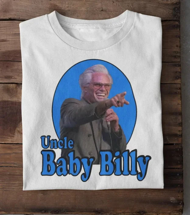 

Baby Billy Bible Bonkers Shirt Righteous Gemstones Humor Tee S-5Xl
