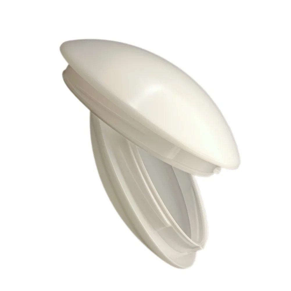 For Acrylic Round Light Cover for Ceiling Fans and Chandeliers 197 47 218mm White Compatible with Dome Fixtures