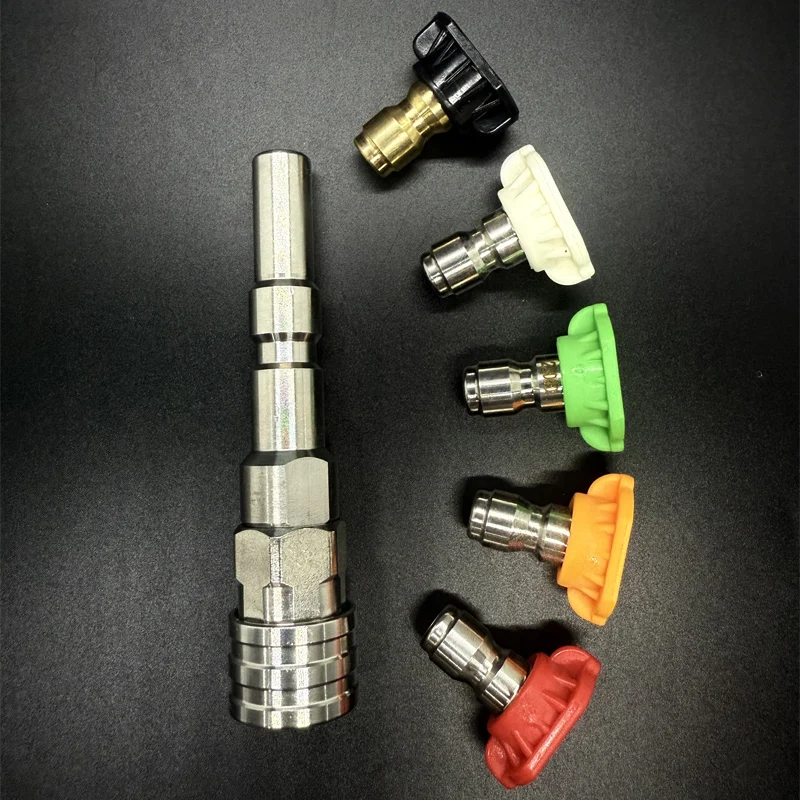 

High Pressure Washer Adapter Foam Cannons Adapter for Nilfisk KEW Cleaner Converter 1/4in Quick Connection Nozzle