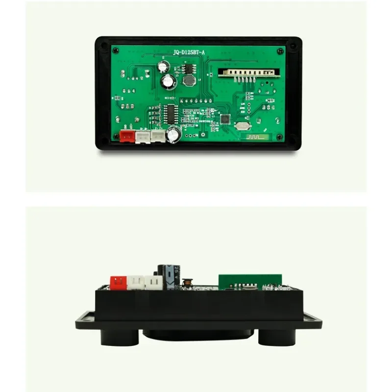 블루투스 5.0 베이스 MP3 플레이어 WAV 디코더 보드, 자동차 FM 라디오 모듈, 지지대 알람 시계, TF USB AUX 레코드, 2*40W 앰프, 12V