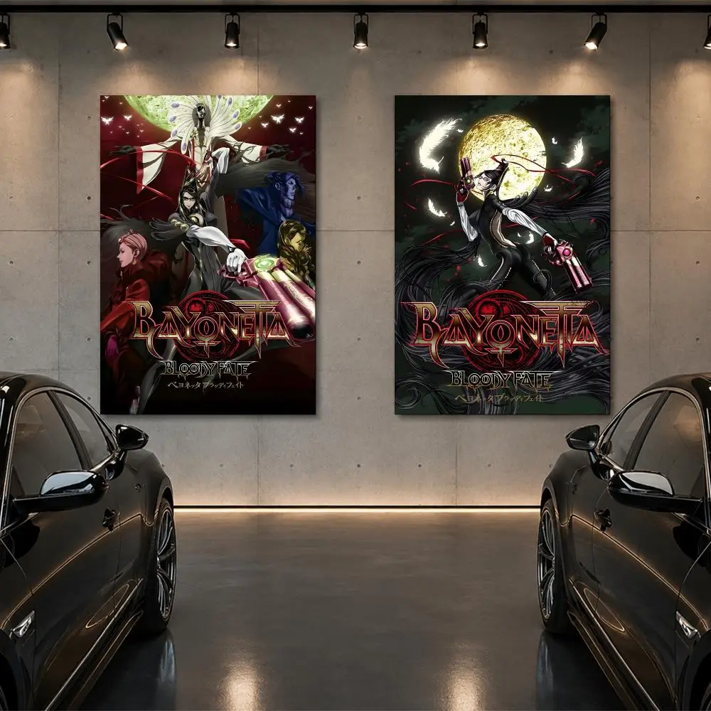 Anime B-bayonetta 3 Poster Room Decor Home Wall Art Printing Waterproof Garage BedRoom Posters Gift
