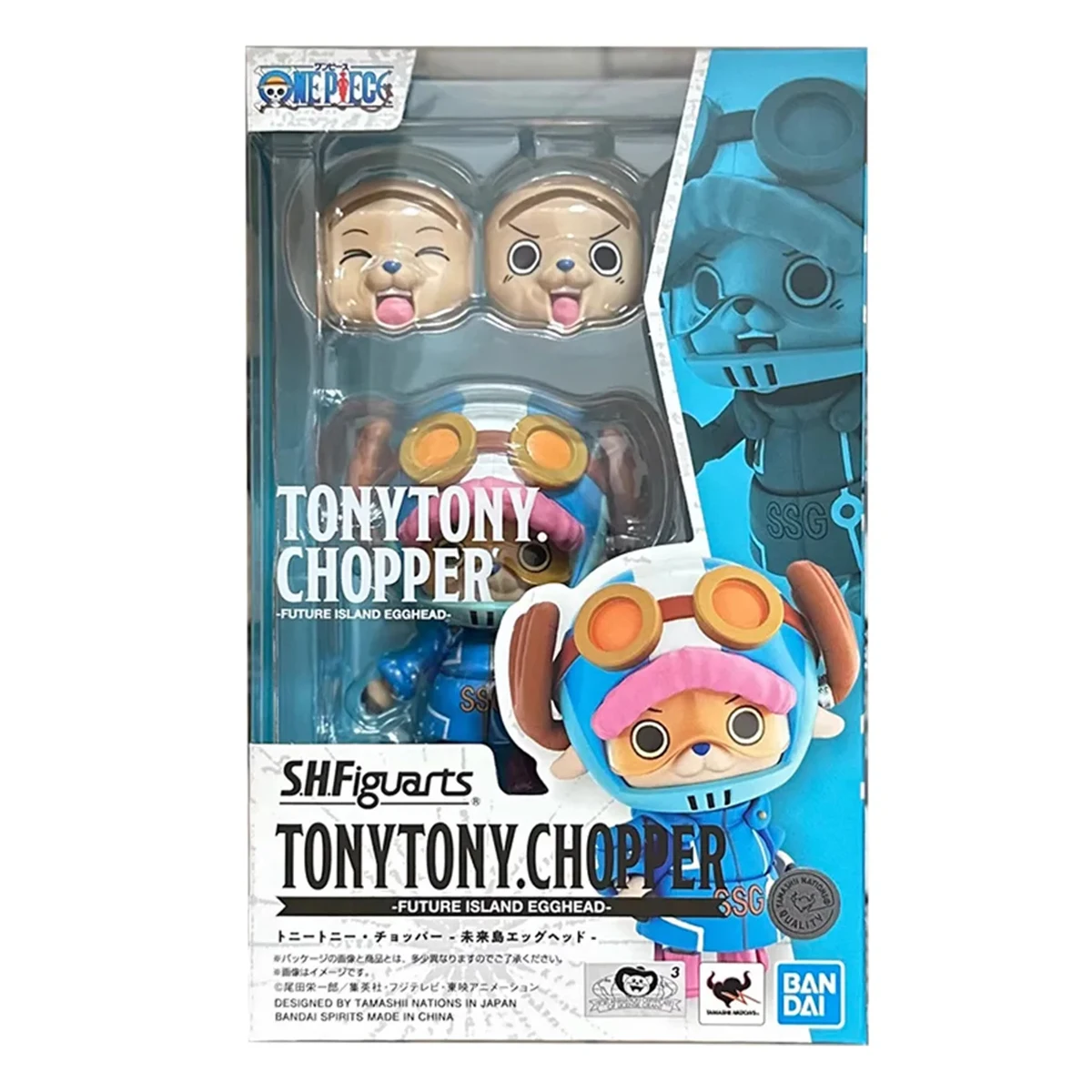 

BANDAI One Piece Model Kit SHF Tony Tony Chopper Остров будущего Фигурка Egghead Коллекция игрушек в подарок Аниме Серия на складе