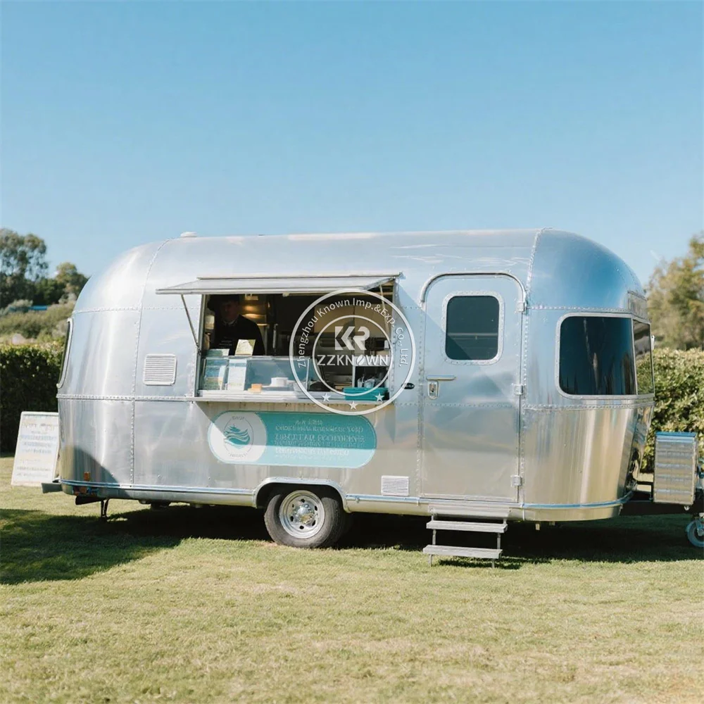 

Custom Concession Food Truck Full Kitchen Pizza Hamburger Hot Dog Coffee Cart Mobile Fast Food Trailer Cart For Sale