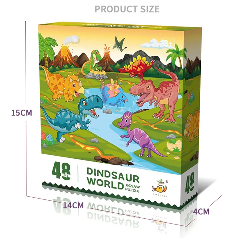 48 Pieces Puzzle Toys Children's Early Education Toys Kindergarten Souvenirs Gifts Exercising Thinking and Hands-on Abilities