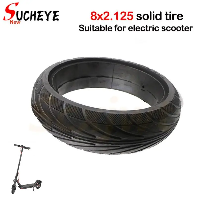 Hot 8x2.125 Explosion-proof Tubeless Tyre Replacement for Ninebot ES1 ES2 ES4 Electric Scooter