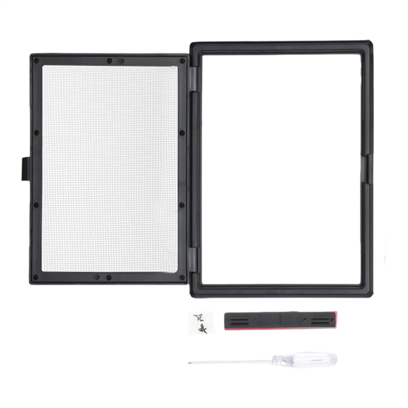 DIY PVC Window Screen Mesh Magnetic Flap System Compact Design Window Safety Device for Kitchen Nursery Hotel