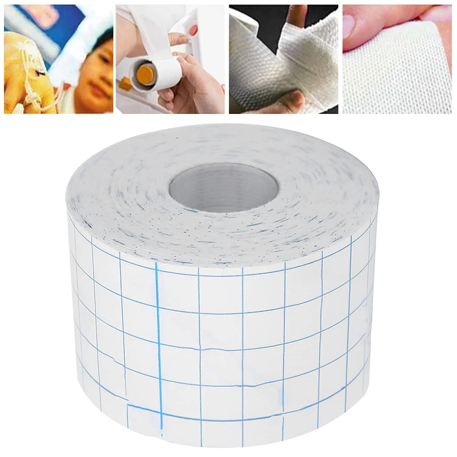 Breathable Non-Woven Bandage Wound Dressing Gauze Tape Plaster Sticker Breathable Fixation Tapes for the Neck Back