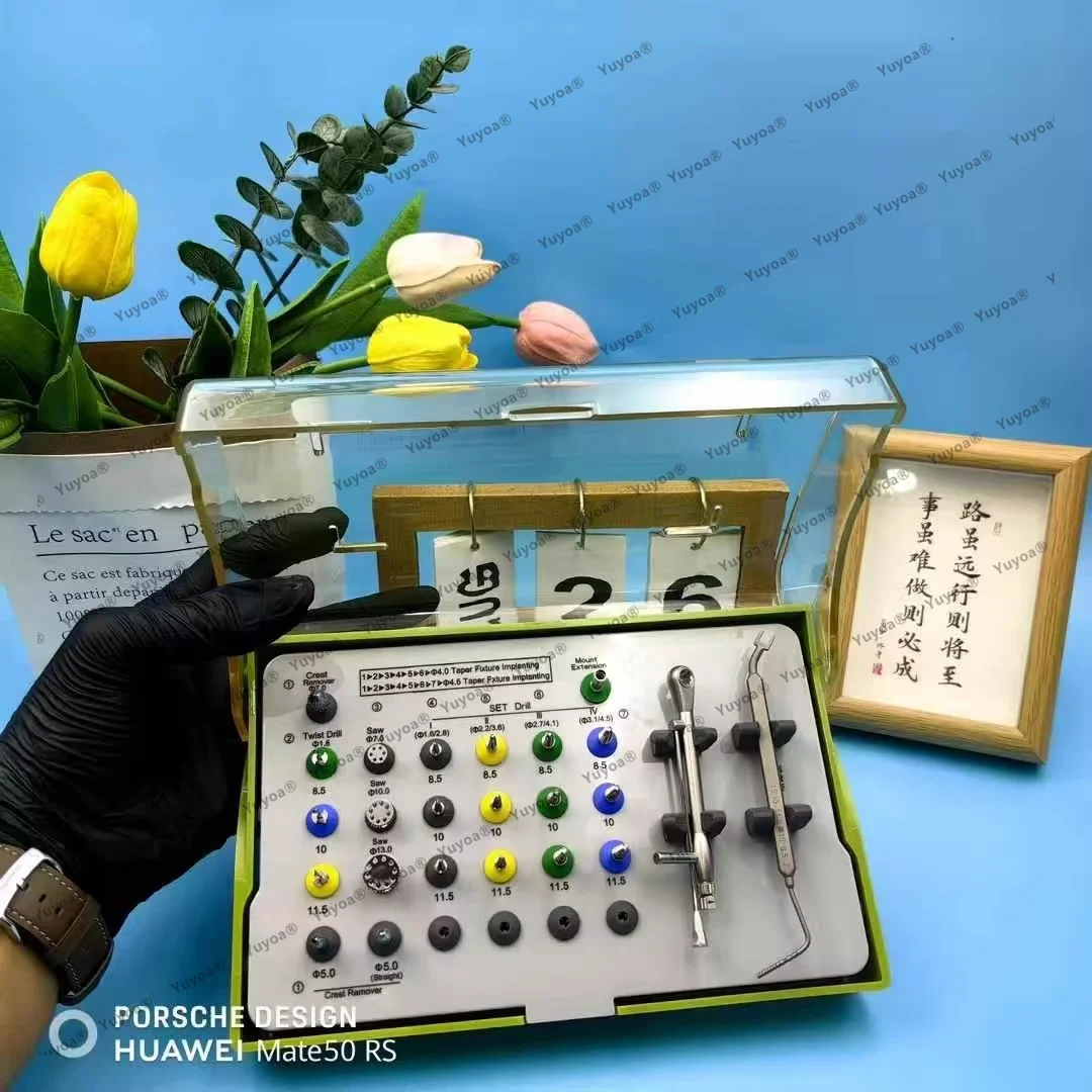 1set Dental Narrow Ridge Split Expanding Tapping Surgical Set Alternatives for Osstem Esset KIT