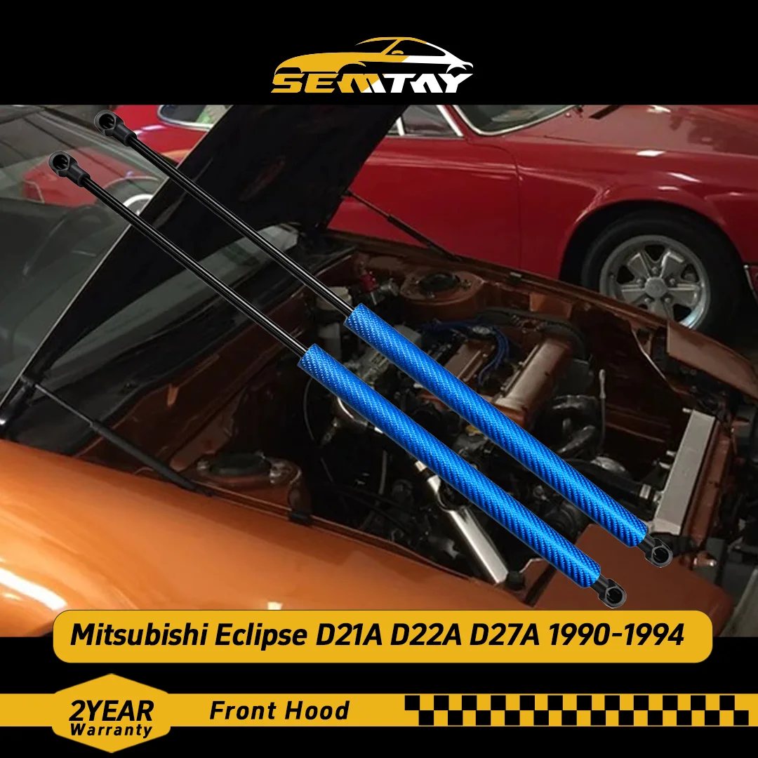 

Стойки капота SEMTAY, опорные пружины для подъема капота, амортизаторы для Mitsubishi Eclipse D21A D22A D27A 1990-1994, автомобильный аксессуар