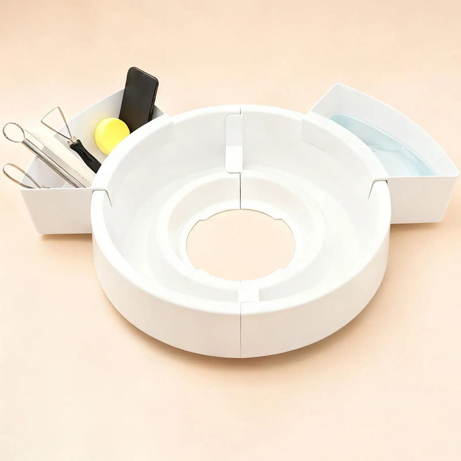 Durable Pottery Wheel Hanging Box Art Supply Management Tool Holder Stable Design for Daily Wheel Work