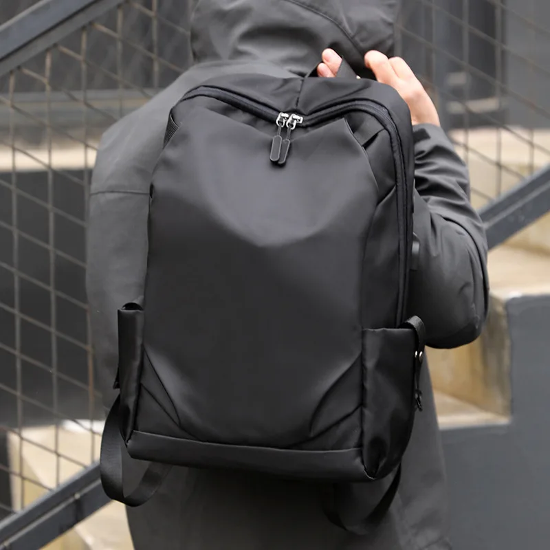 Minimalist Double Shoulder Backpack for Men, Large Capacity Casual Travel Backpack, Suitable for