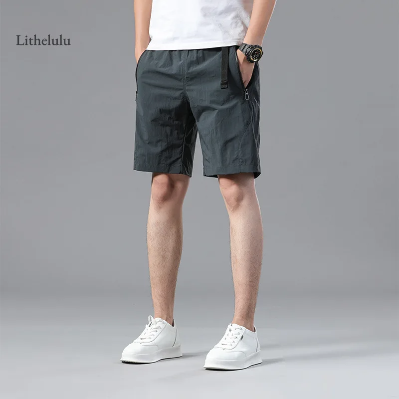 

Men's Fifth Pants, Loose Casual Pocket Sweatpants, Joggers Gym Running Sportswear, Cropped Pants/mid Pants