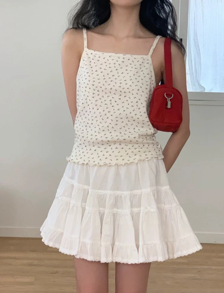 

Симпатичная кружевная лоскутная юбка с высокой талией, украшенная узлом, весна-лето, новая повседневная однотонная юбка-тортик Sle PREON