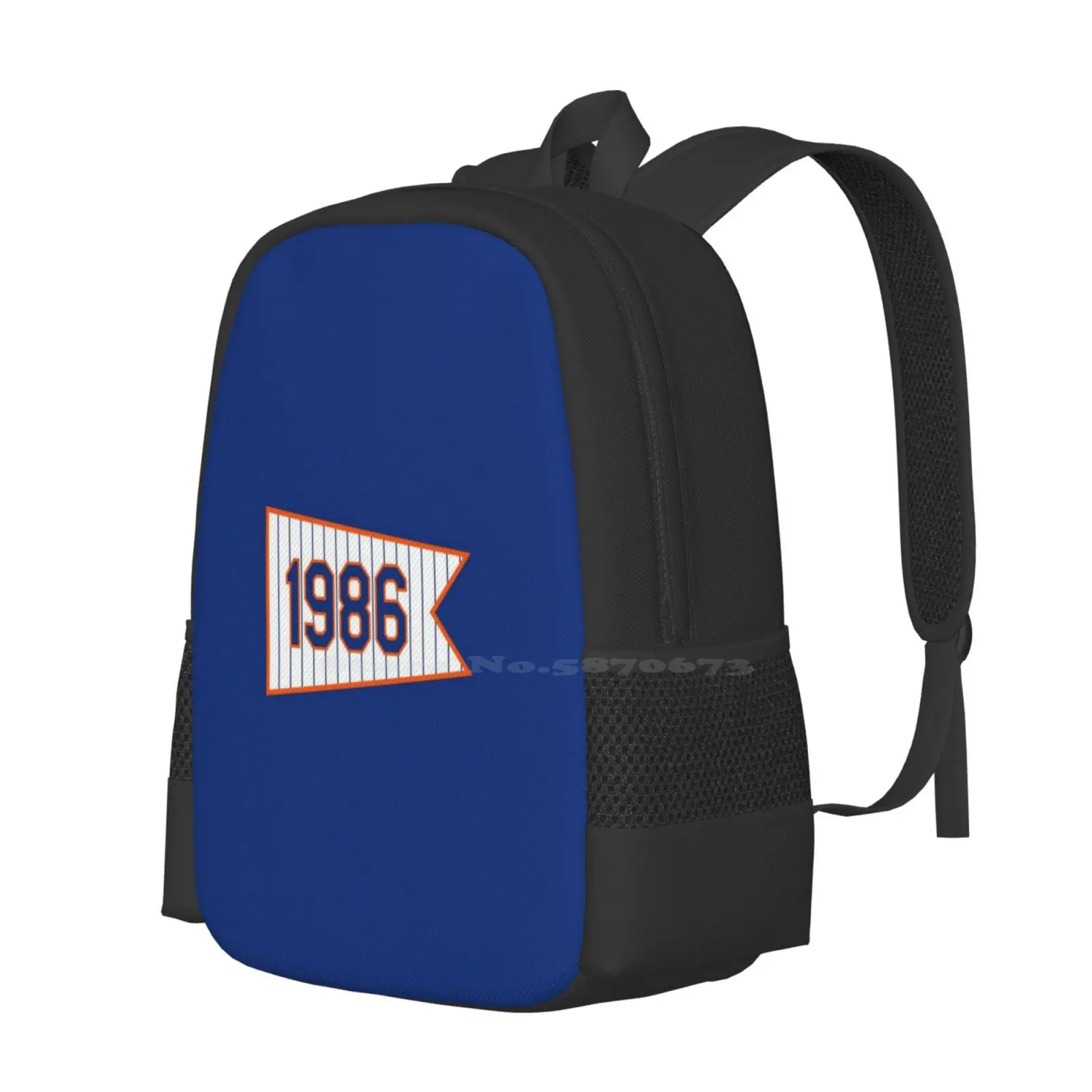 Ny 1986 Pennant Hot Sale Schoolbag Backpack Fashion Bags Vintage Retro Baseball Noah Syndergaard David Wright New York Pennant