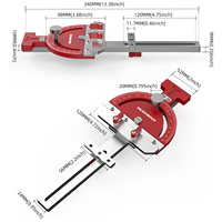ENJOYWOOD Multi-angle Adjustable Track Saw Guide for Makita Festool DeWalt Guide Rail Square Right Angle Guide Angle Stop