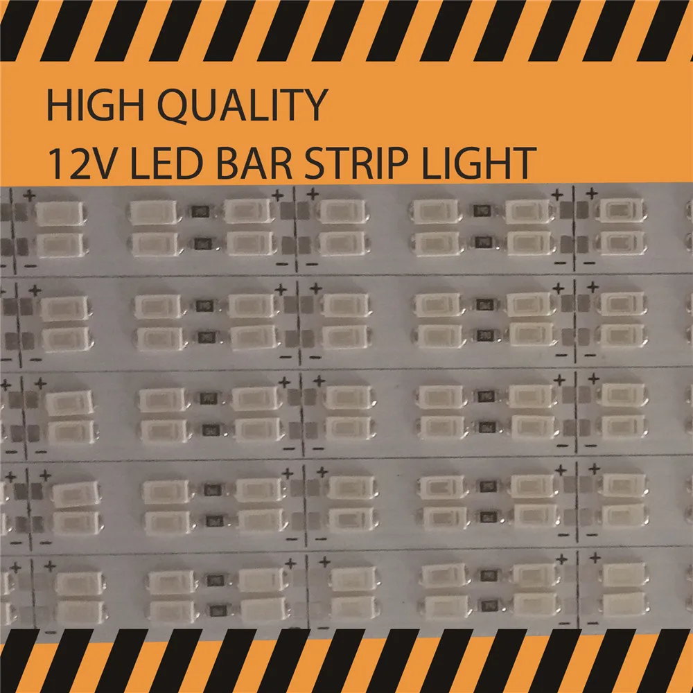 50pcs 0.5m 1m LED Bar Light 5050 5630 7020 8520 4014 12V Led Rigid Strip White/Warm White/RGB under cabinet kitchen