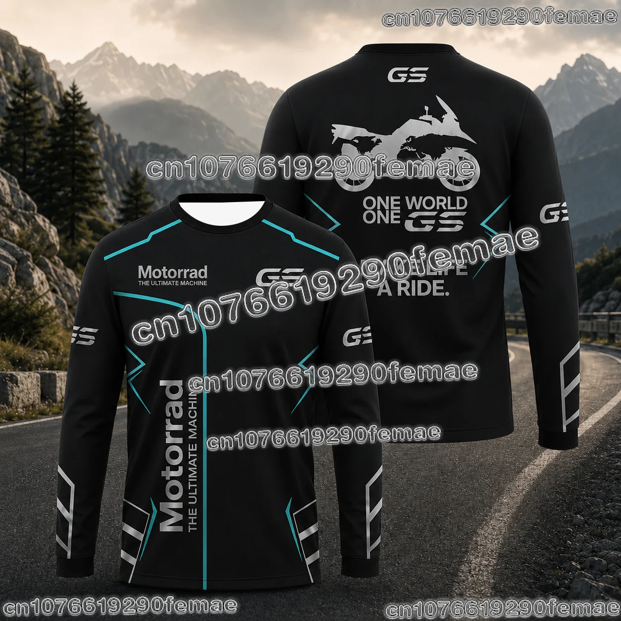 2026 Neues GS Adventure Motorrad Langarm-Shirt, Atmungsaktives Sommer-Offroad-Touring-Oberteil für Fahrer – Detail 9
