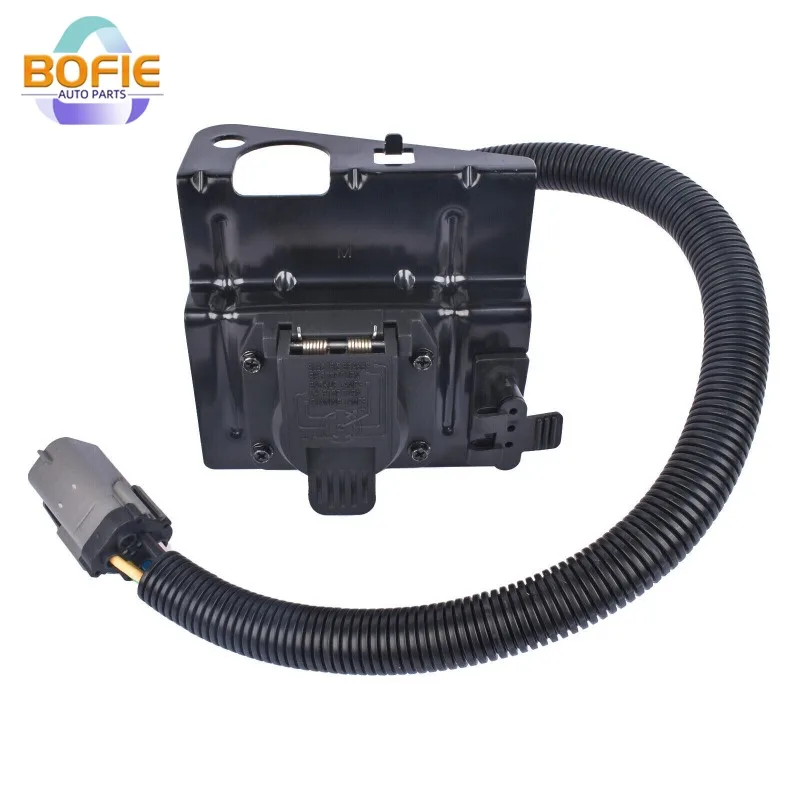 

OEM YC3Z-13A576-CA 4&7Pin Trailer Tow Wiring Harness Plug with Connector & Mounting Bracket For Ford F250 F350 Super Duty Pickup