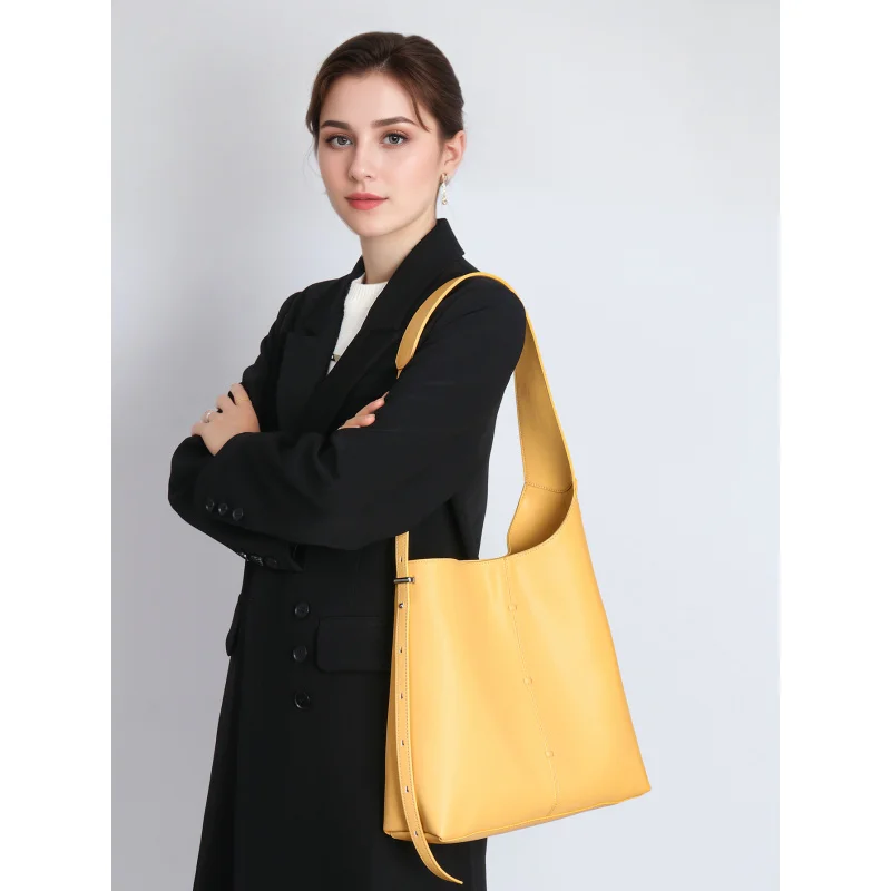 

Large Capacity Genuine Leather fashion Women's Bag Underarm Bag Handheld Shoulder Bag designer luxury high quality side Tote Bag