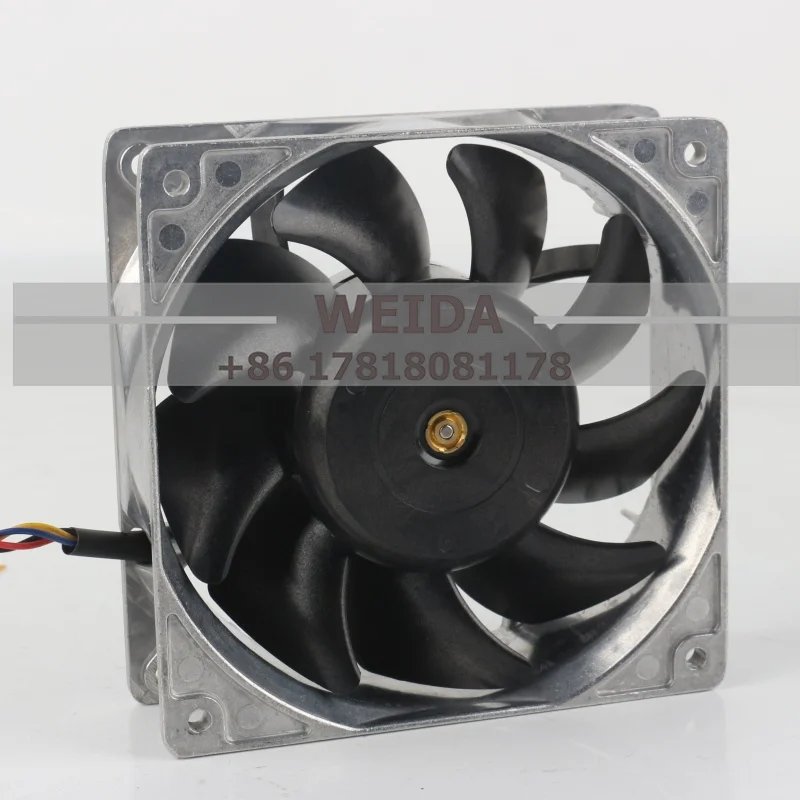 سانيو 5 فولت 12 فولت 24 فولت DC48V 0.11A التيار المتناوب EC 12038 120X120X38 مللي متر 12 سنتيمتر محول التردد الألومنيوم الإطار أربعة أسلاك 9GL1248J103 مروحة التبريد