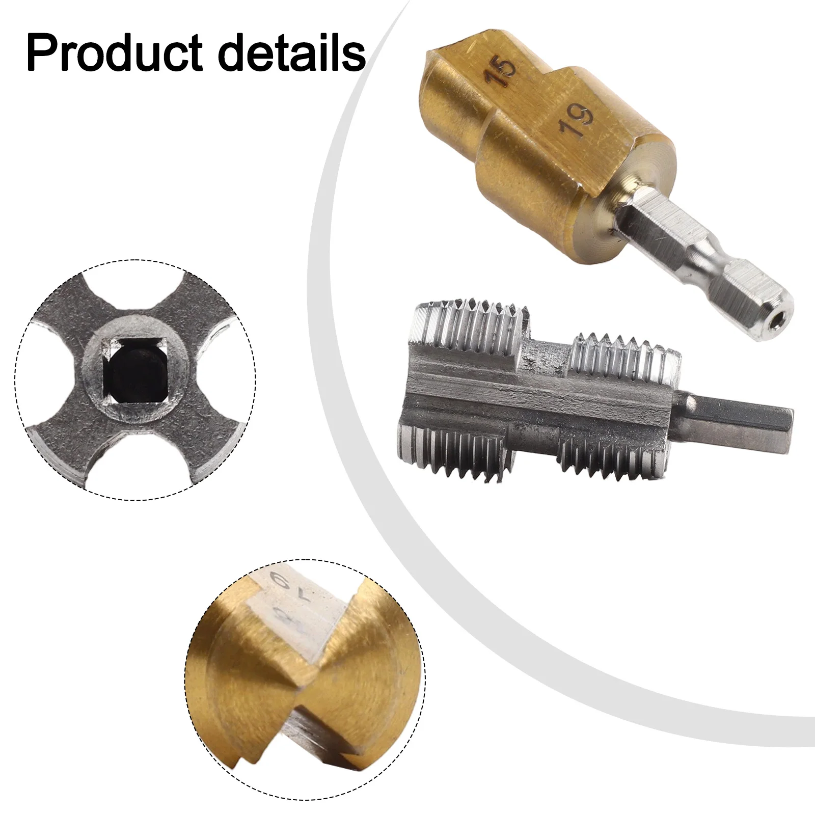 Hexagonal Shank Electric Drill Adapter For DIY Projects 1 2 Inch Water Pipe 20mm Drill Bit 3 4 Inch Water Pipe